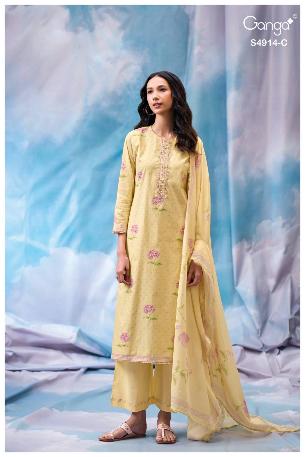 DAZIA 4914 By Ganga Fashion Stylish Beautiful Colourful COTTON Dresses At Wholesale Price
